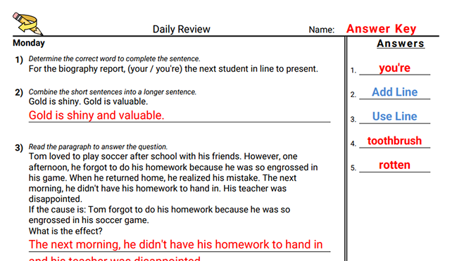 pacing calendar