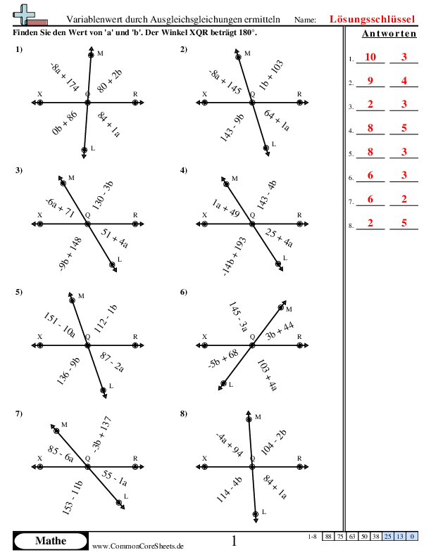  - 117 worksheet