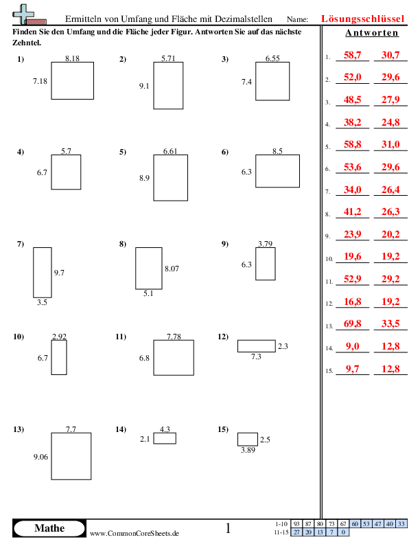  - 133 worksheet