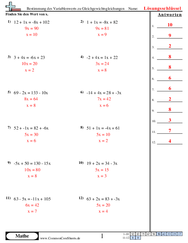  - 146 worksheet