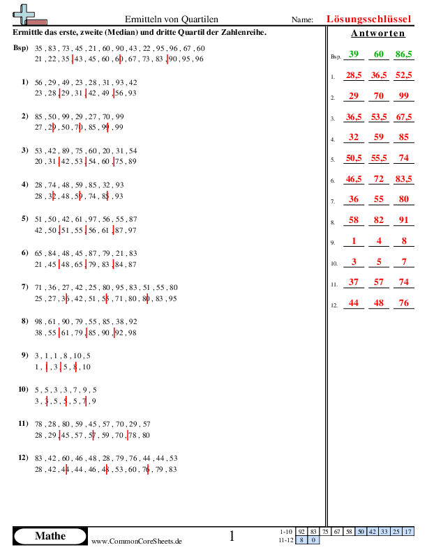  - ermitteln-von-quartilen worksheet