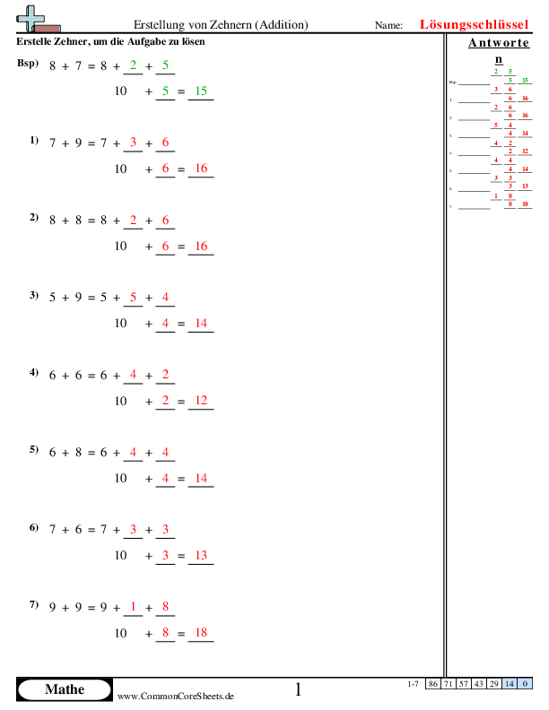  - four-addends-2-digit worksheet