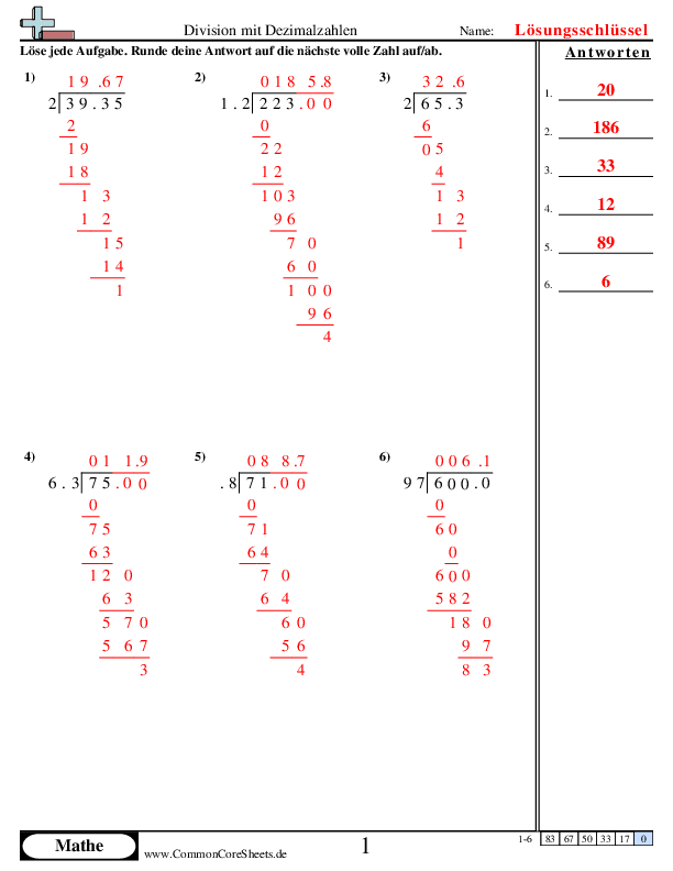  - division-dezimalen-im-dividend-und-im-divisor worksheet