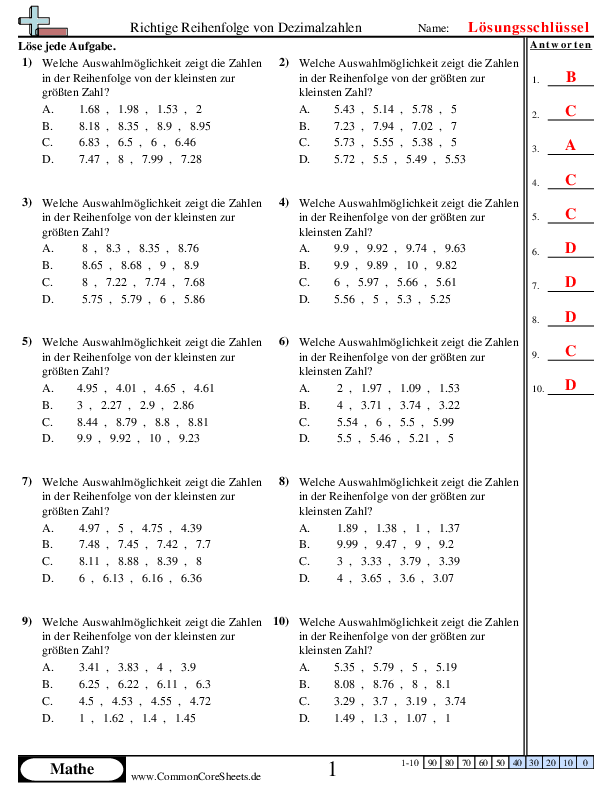  - bis-zu-hundertsteln worksheet