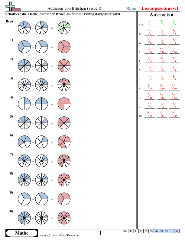  - bruche-visuell-addieren worksheet