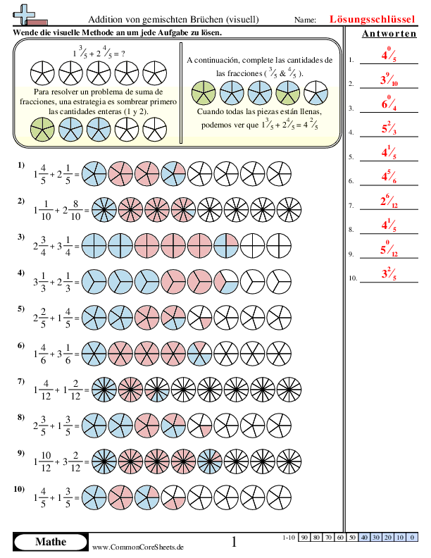  - gemischte-bruche-addieren-visuell worksheet