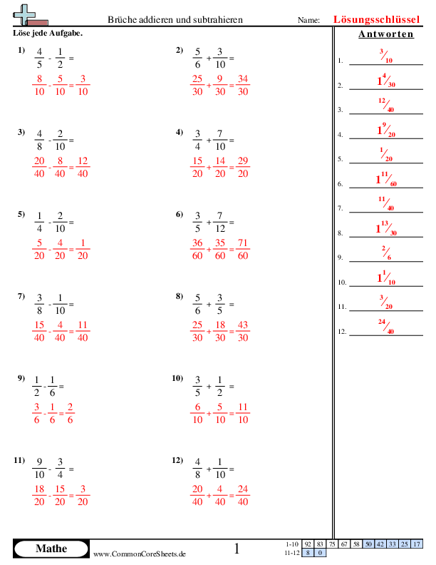  - 414 worksheet