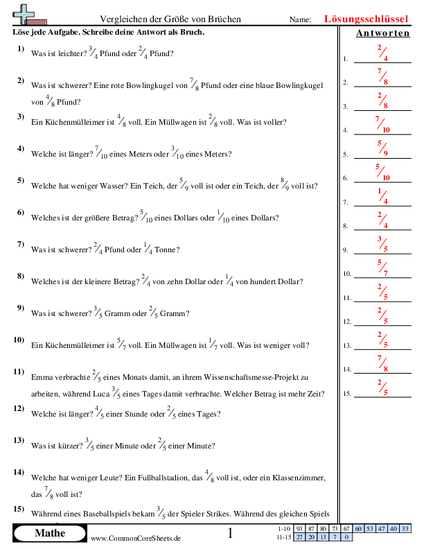  - vergleichen-der-bruchgrosse worksheet