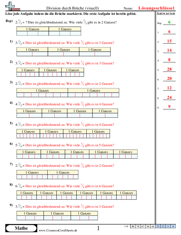  - division-durch-bruche-visuell worksheet