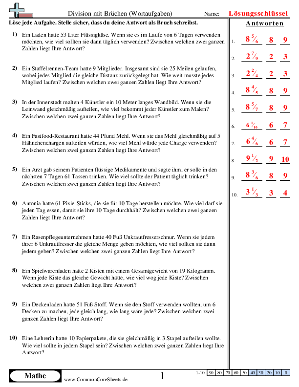  - division-mit-bruchen-textaufgaben worksheet