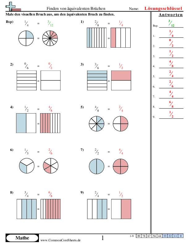  - ermitteln-des-aquivalenten-bruchs-visuell worksheet