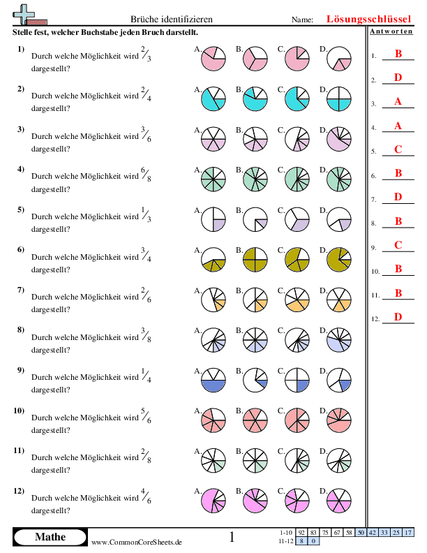  - bruche-bestimmen worksheet