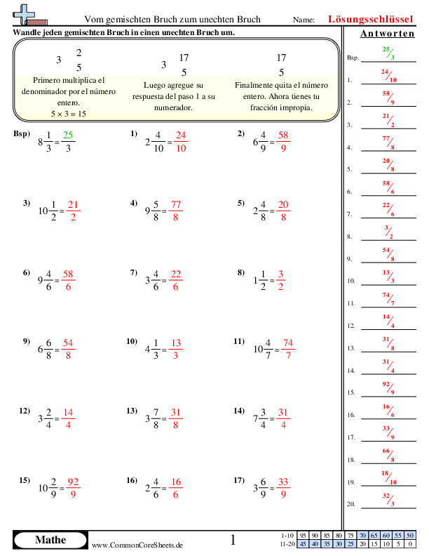  - von-der-gemischten-zahl-zum-unechten-bruch worksheet