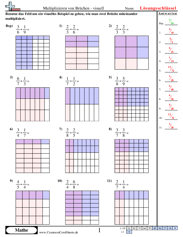  - multiplizieren-von-bruchen-visuell worksheet