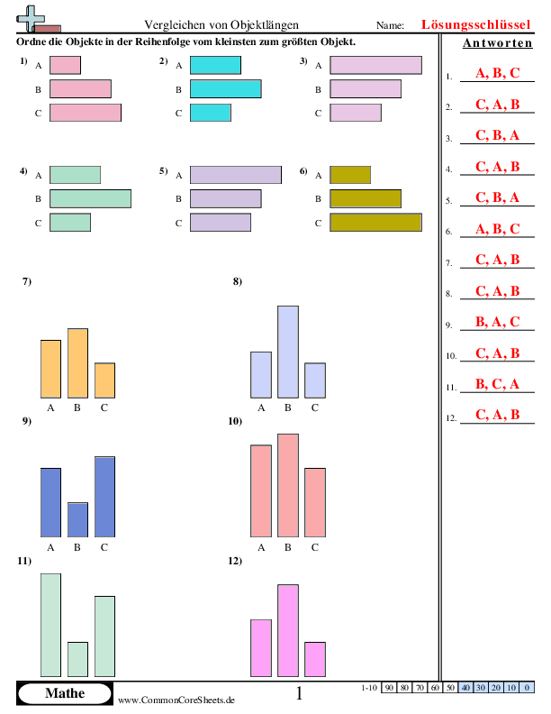  - vergleichen-von-objektlangen worksheet