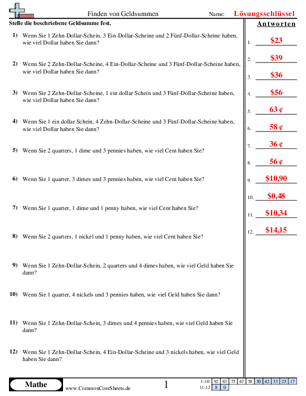  - ermitteln-von-geldsummen-euro-und-cent worksheet