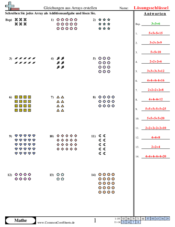  - 640 worksheet