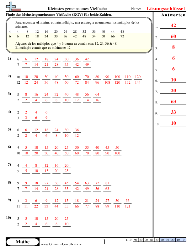  - ermitteln-des-kgv worksheet