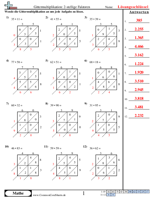  - 2-stellen-mal-2-stellen worksheet