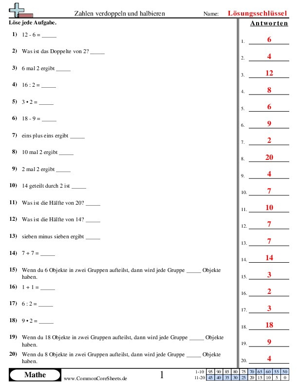  - doppelte-und-halbe-zahlen worksheet