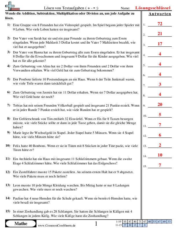  - losen-von-gemischten-aufgaben worksheet