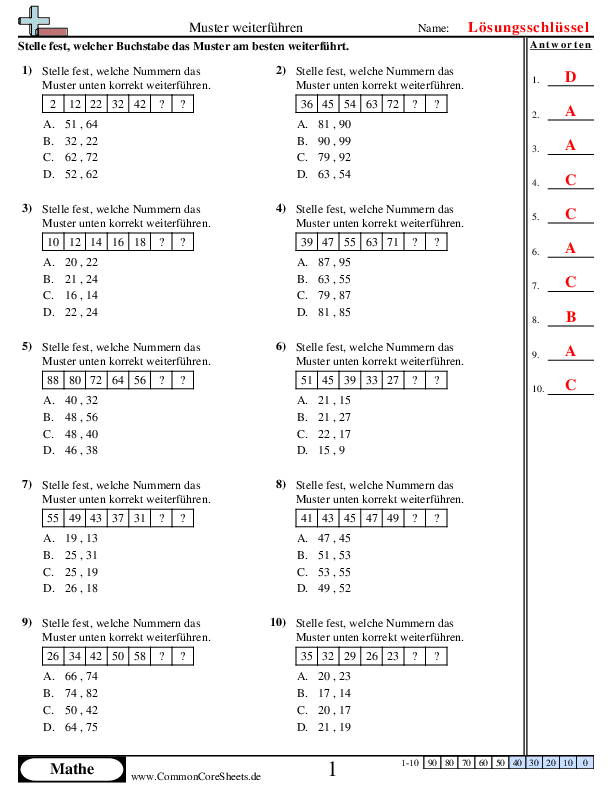  - muster-weiterfuhren worksheet