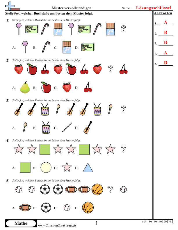  - muster-vervollstandigen-visuell worksheet