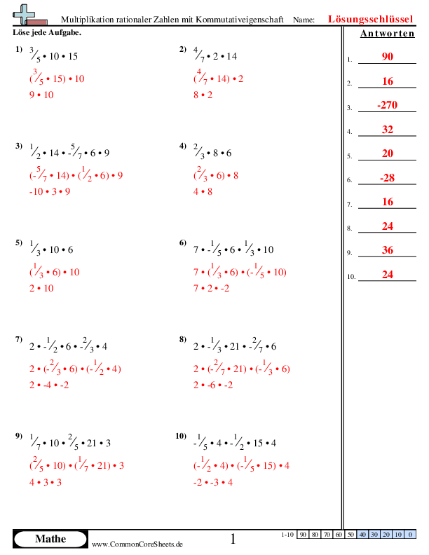  - 800 worksheet