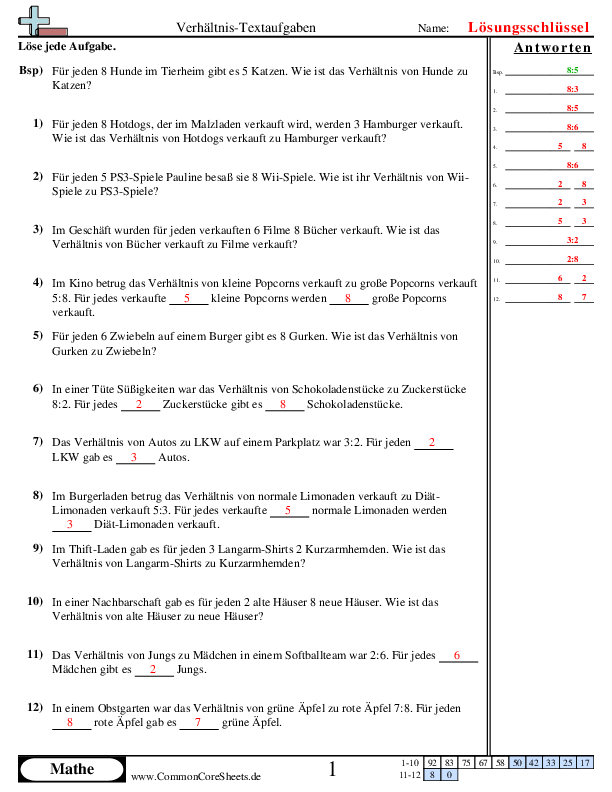  - textaufgaben-zu-verhaltnissen worksheet