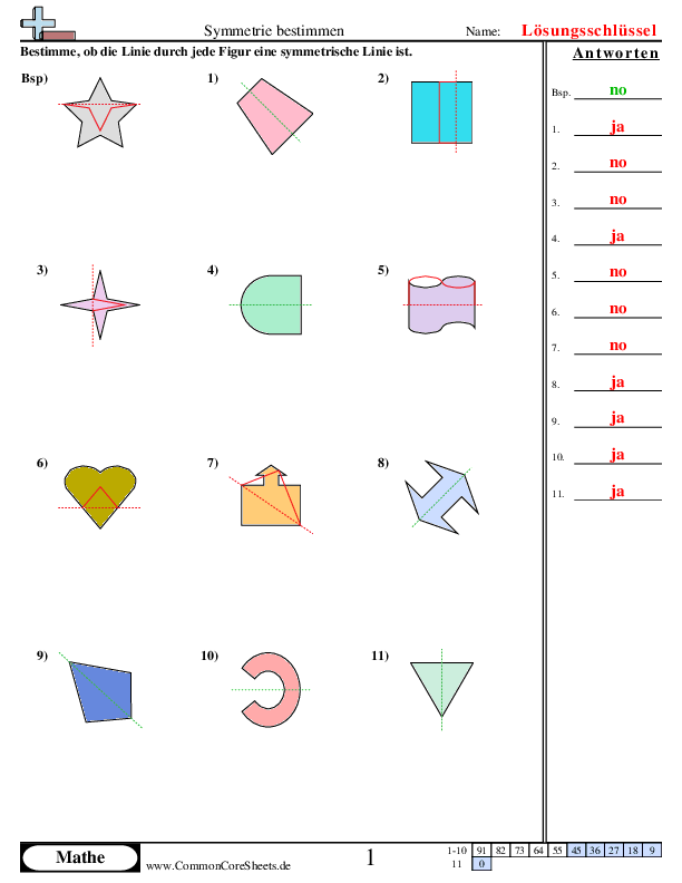  - symmetrie-erkennen worksheet