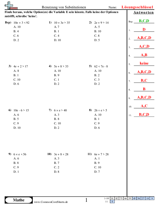  - benutzung-von-substitutionen-zur-aufgabenlosung worksheet