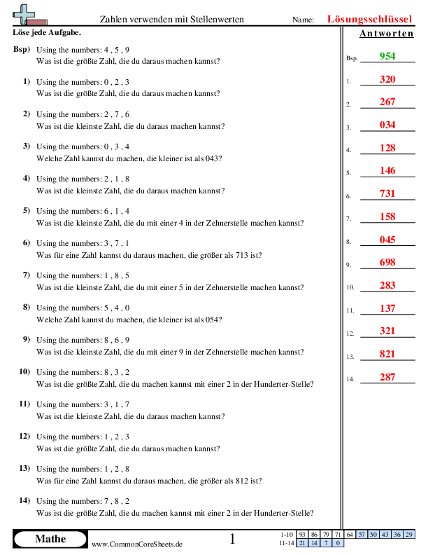  - stellenwerte-verstehen-3-stellen worksheet