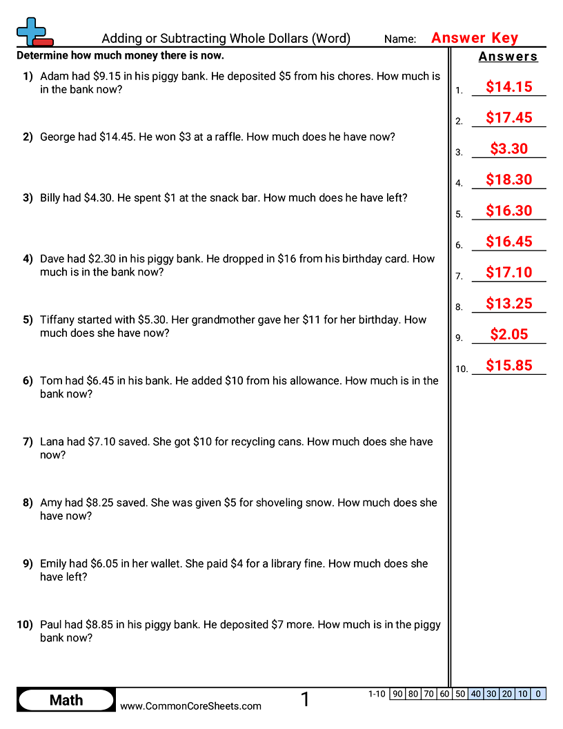 Related worksheet