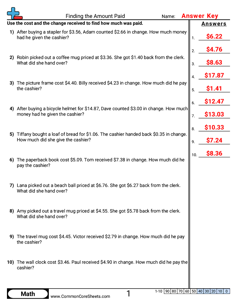 Related worksheet