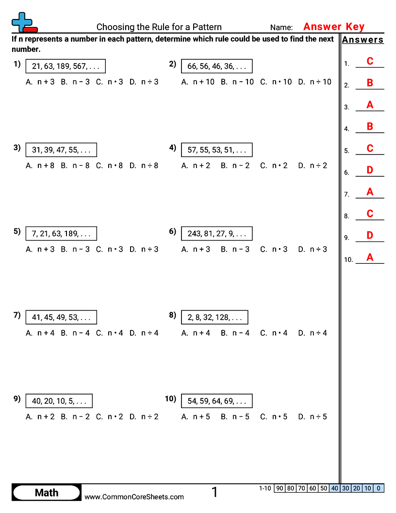 Related worksheet