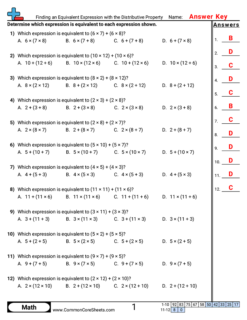 Related worksheet