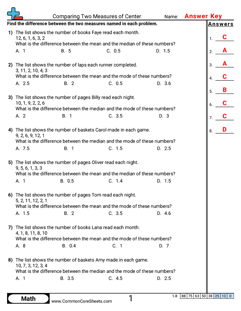 Related worksheet